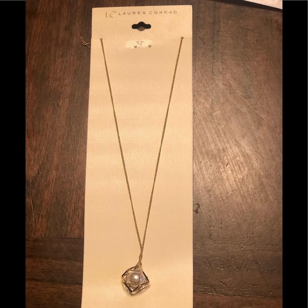 2 LC Lauren Conrad Rose Long Necklaces NWT